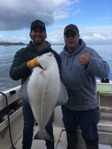 35 LB Halibut caught Port McNeill Fishing